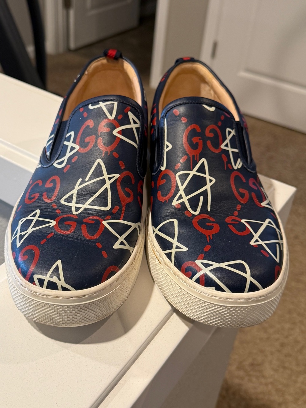 Gucci GG Monogram Slip-On Sneakers | Size 10 Gucci - 10.5US